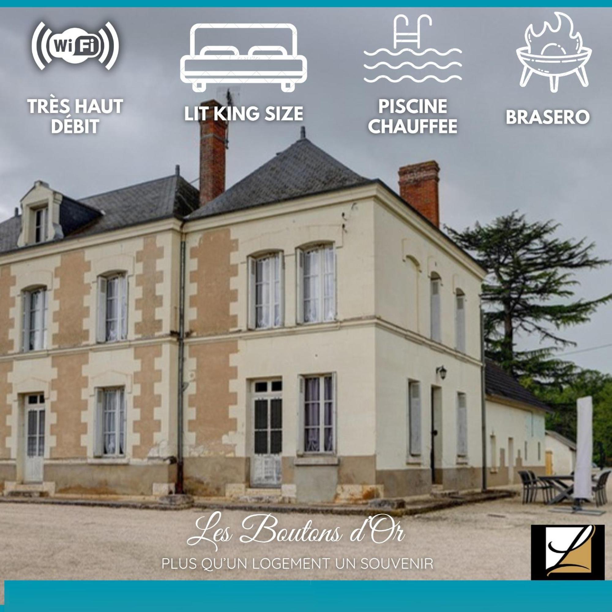 Le Domaine Du Bas Gueret Villa Mareuil-sur-Cher Ngoại thất bức ảnh