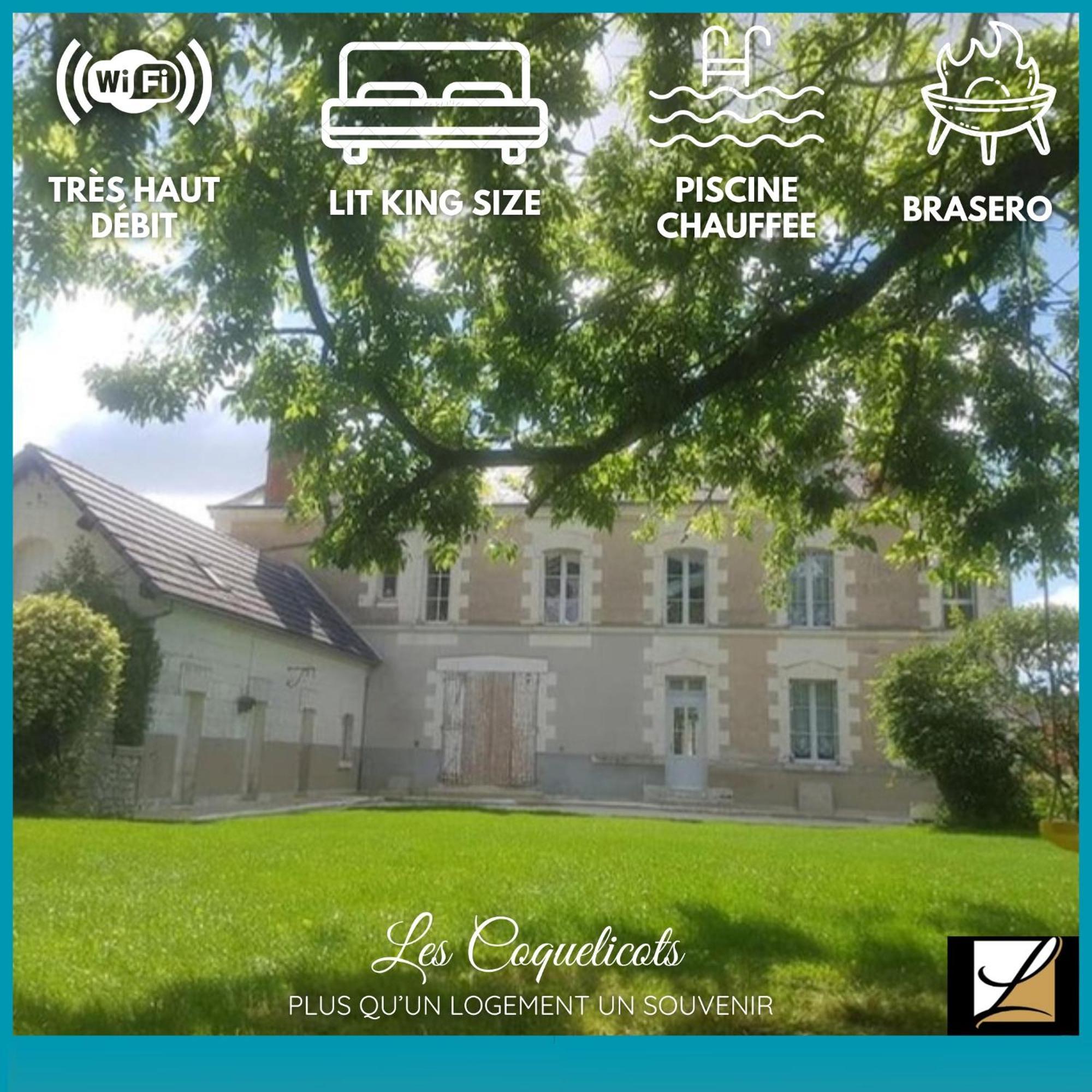 Le Domaine Du Bas Gueret Villa Mareuil-sur-Cher Ngoại thất bức ảnh